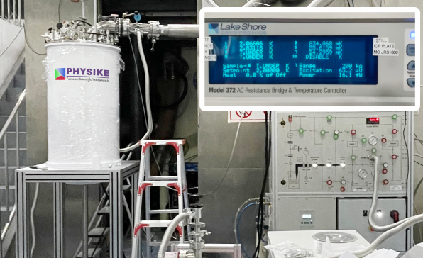 匹配水冷式磁体的储槽型低温系统安装成功