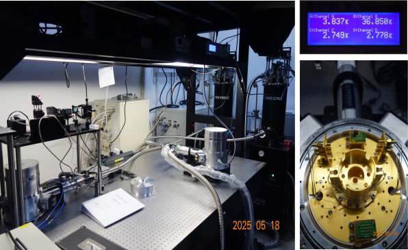 大腔体干式显微低温系统安装成功