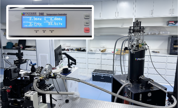 干式紧凑显微低温系统安装成功